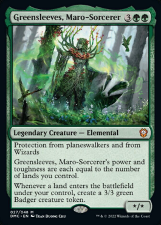 Greensleeves, Maro-Sorcerer [Dominaria United Commander] | Galaxy Games LLC