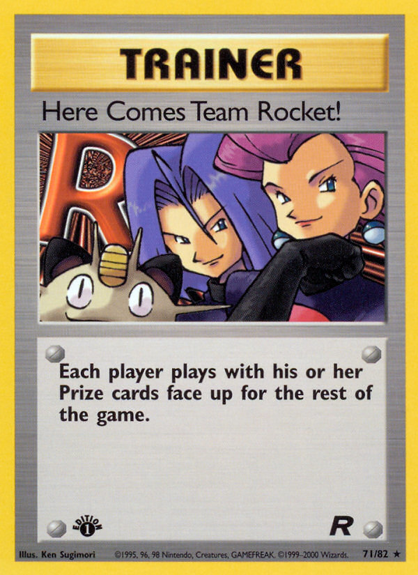 Here Comes Team Rocket! (71/82) [Team Rocket 1st Edition] | Galaxy Games LLC