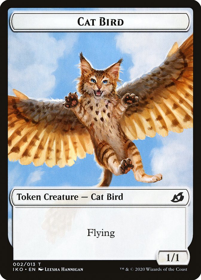 Cat Bird Token [Ikoria: Lair of Behemoths Tokens] | Galaxy Games LLC