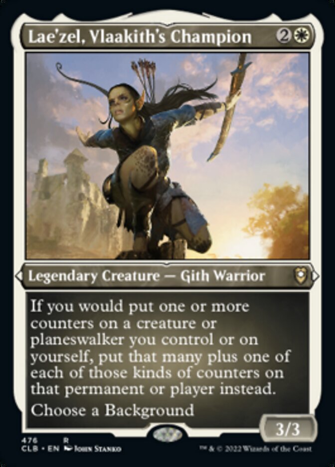 Lae'zel, Vlaakith's Champion (Foil Etched) [Commander Legends: Battle for Baldur's Gate] | Galaxy Games LLC