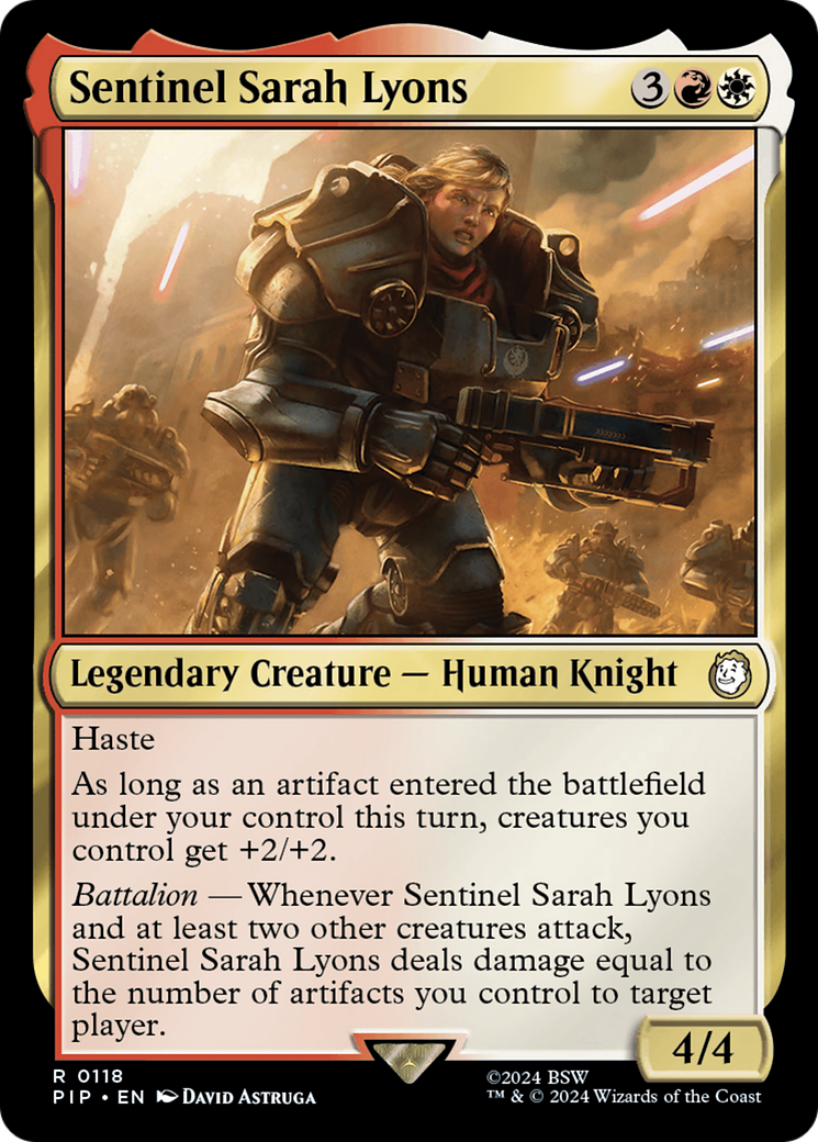 Sentinel Sarah Lyons [Fallout] | Galaxy Games LLC