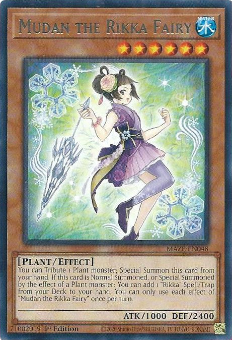 Mudan the Rikka Fairy [MAZE-EN048] Rare | Galaxy Games LLC