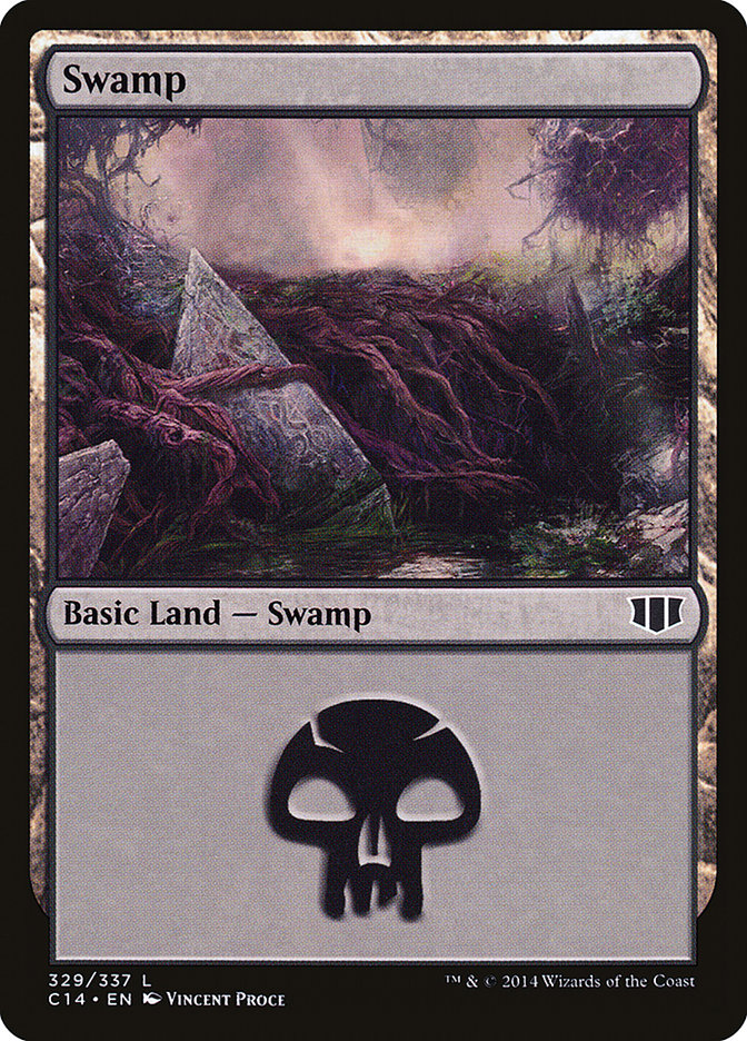 Swamp (329) [Commander 2014] | Galaxy Games LLC