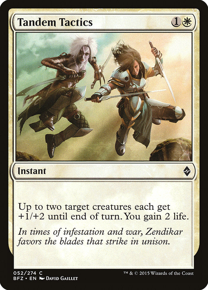 Tandem Tactics [Battle for Zendikar] | Galaxy Games LLC