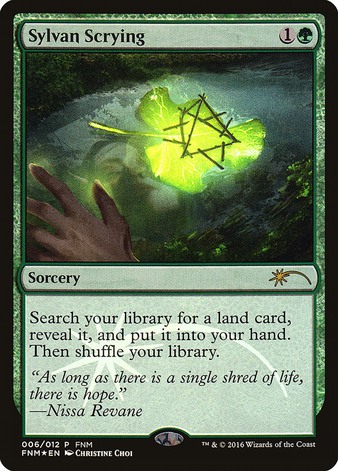 Sylvan Scrying [Friday Night Magic 2016] | Galaxy Games LLC