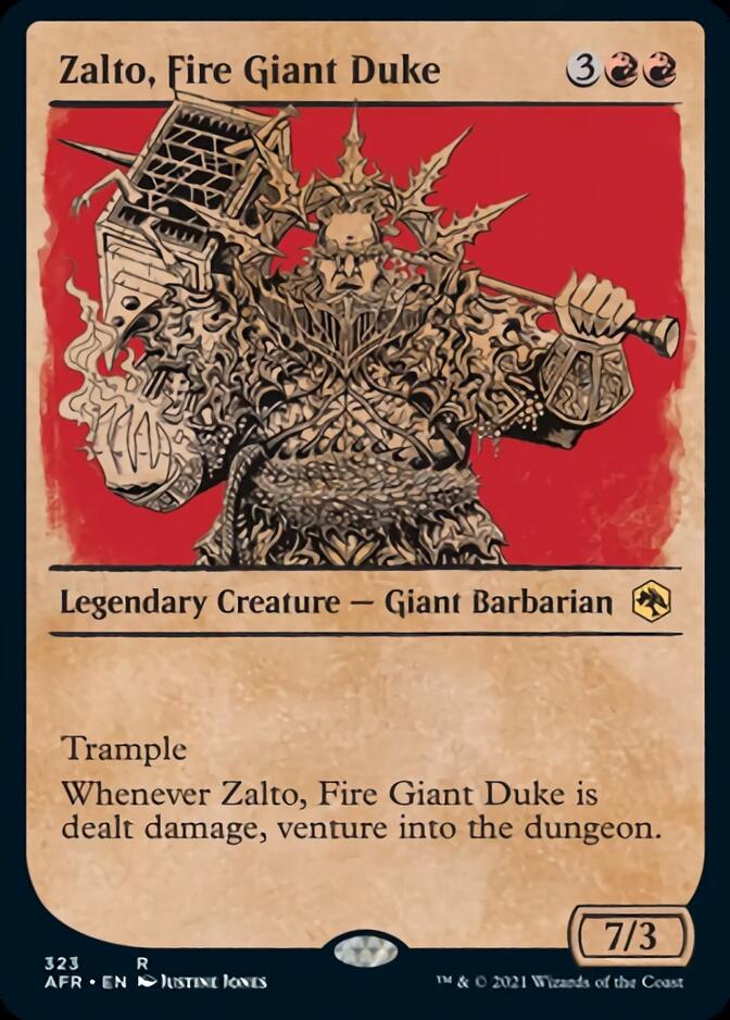 Zalto, Fire Giant Duke (Showcase) [Dungeons & Dragons: Adventures in the Forgotten Realms] | Galaxy Games LLC