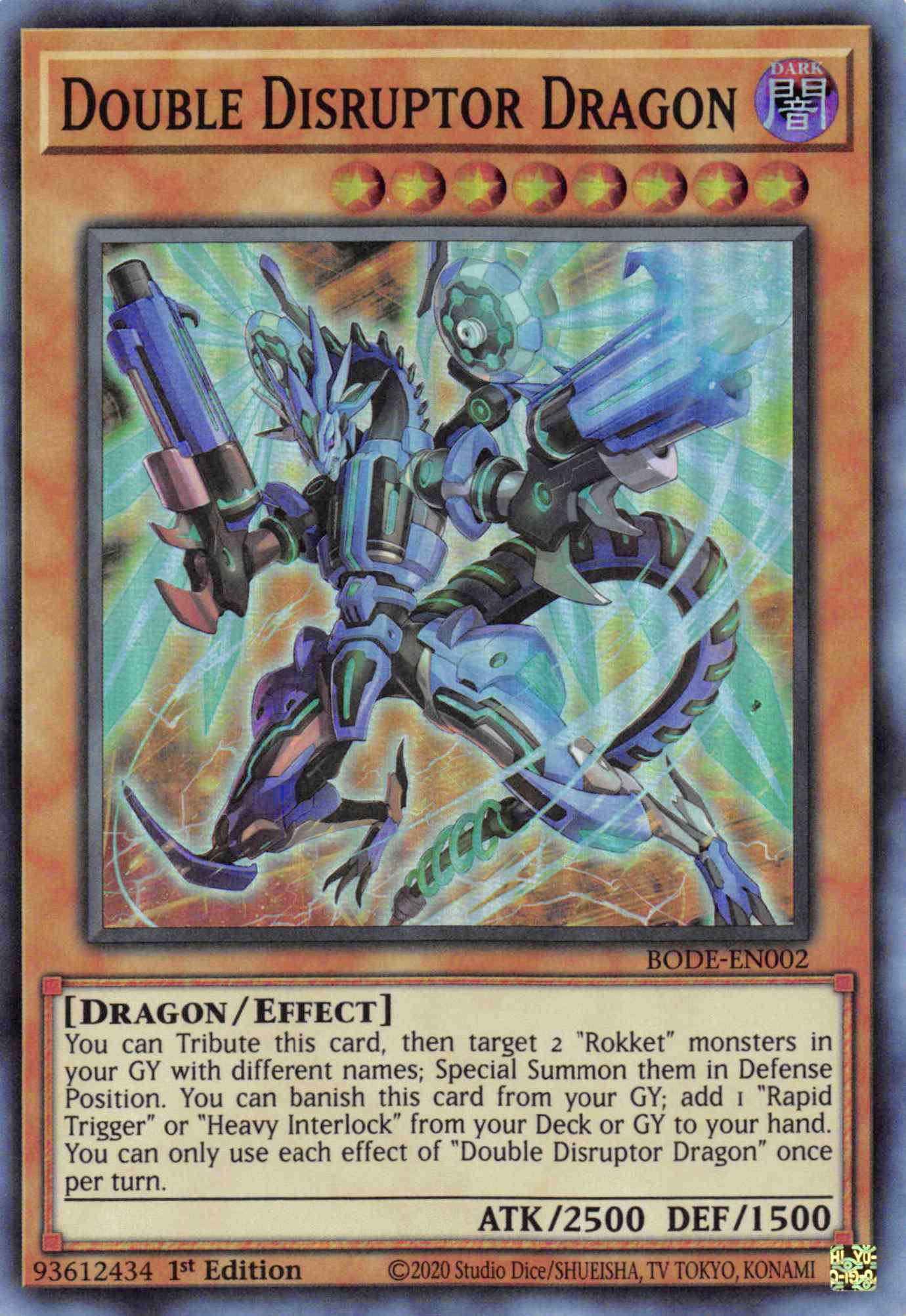 Double Disrupter Dragon [BODE-EN002] Super Rare | Galaxy Games LLC