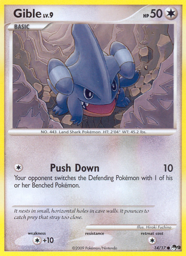 Gible (14/17) [POP Series 9] | Galaxy Games LLC