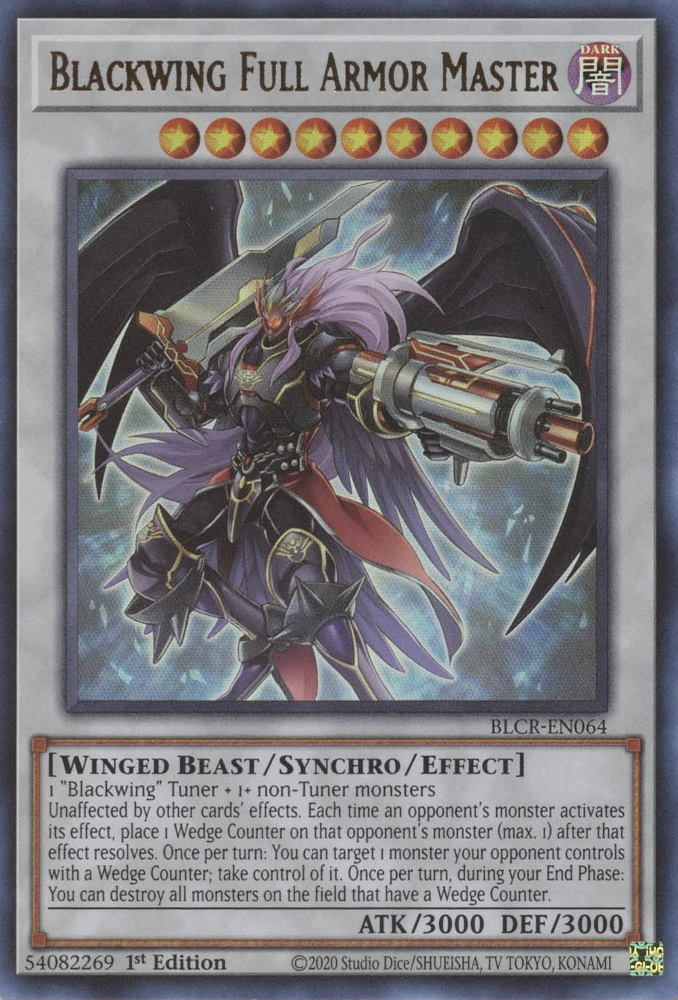 Blackwing Full Armor Master [BLCR-EN064] Ultra Rare | Galaxy Games LLC