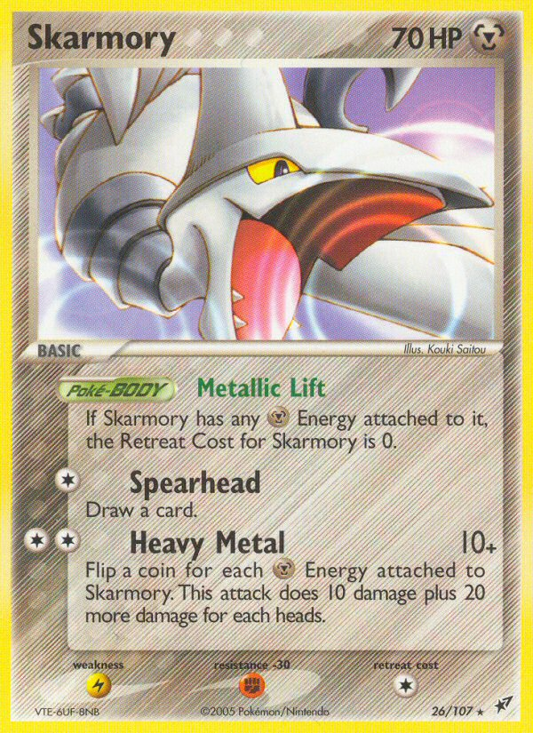 Skarmory (26/107) [EX: Deoxys] | Galaxy Games LLC