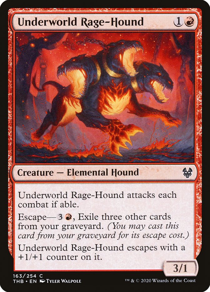 Underworld Rage-Hound [Theros Beyond Death] | Galaxy Games LLC