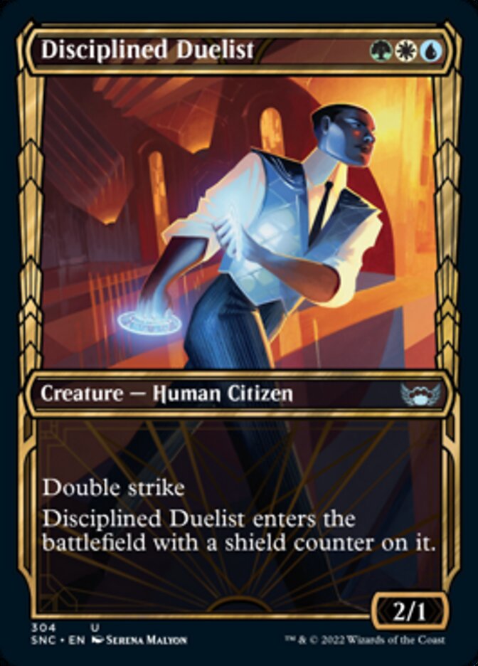 Disciplined Duelist (Showcase Golden Age) [Streets of New Capenna] | Galaxy Games LLC