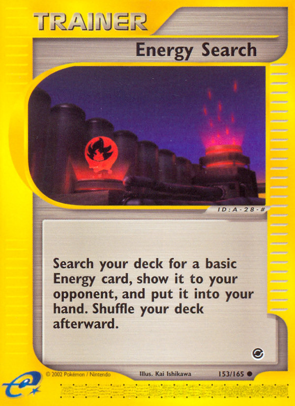 Energy Search (153/165) [Expedition: Base Set] | Galaxy Games LLC