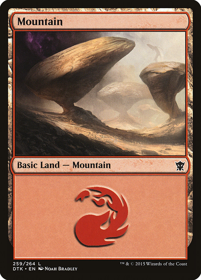 Mountain (259) [Dragons of Tarkir] | Galaxy Games LLC