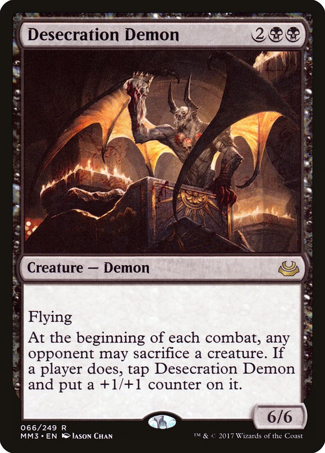 Desecration Demon [Modern Masters 2017] | Galaxy Games LLC