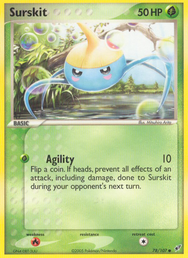 Surskit (78/107) [EX: Deoxys] | Galaxy Games LLC