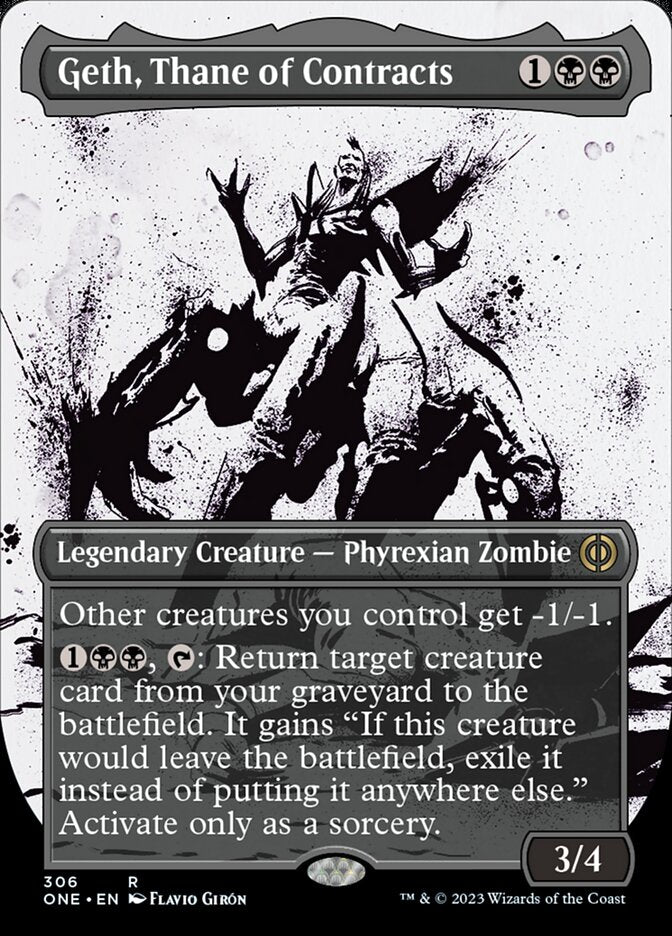 Geth, Thane of Contracts (Borderless Ichor) [Phyrexia: All Will Be One] | Galaxy Games LLC