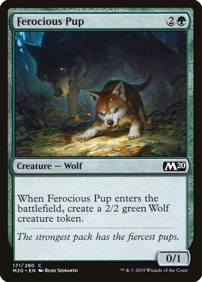 Ferocious Pup [Core Set 2020] | Galaxy Games LLC