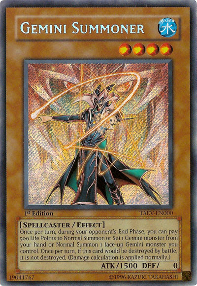 Gemini Summoner [TAEV-EN000] Secret Rare | Galaxy Games LLC