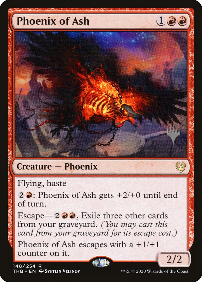 Phoenix of Ash (Promo Pack) [Theros Beyond Death Promos] | Galaxy Games LLC