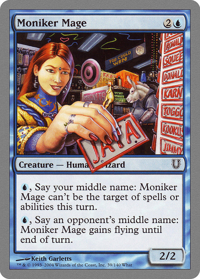 Moniker Mage [Unhinged] | Galaxy Games LLC