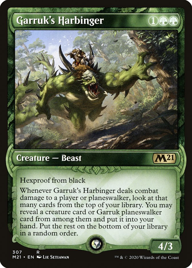 Garruk's Harbinger (Showcase) [Core Set 2021] | Galaxy Games LLC