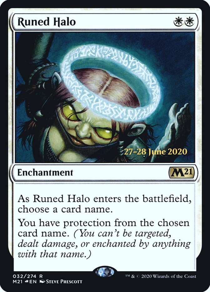 Runed Halo [Core Set 2021 Prerelease Promos] | Galaxy Games LLC