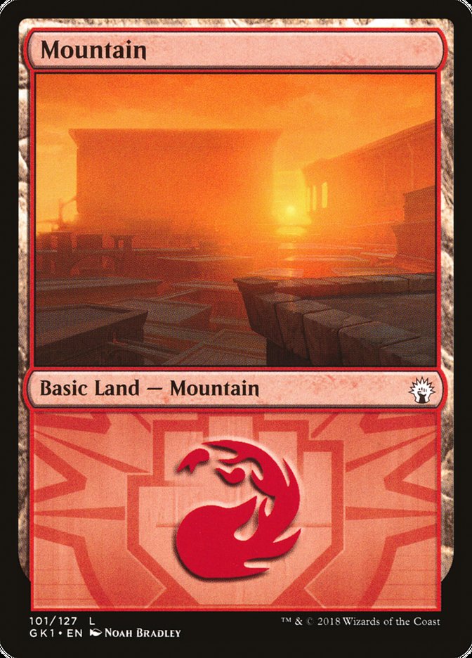 Mountain (101) [Guilds of Ravnica Guild Kit] | Galaxy Games LLC