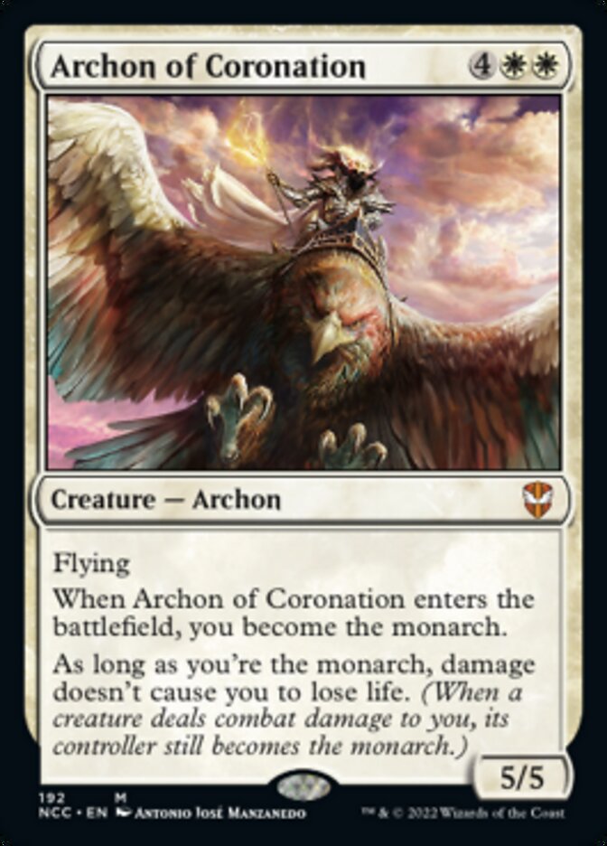Archon of Coronation [Streets of New Capenna Commander] | Galaxy Games LLC