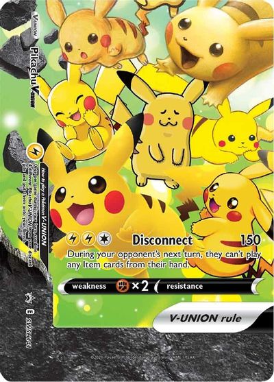 Pikachu V-UNION (SWSH141) (Celebrations) [Sword & Shield: Black Star Promos] | Galaxy Games LLC