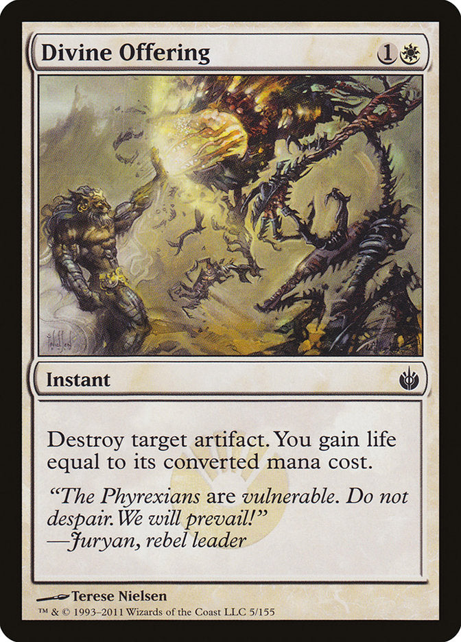 Divine Offering [Mirrodin Besieged] | Galaxy Games LLC