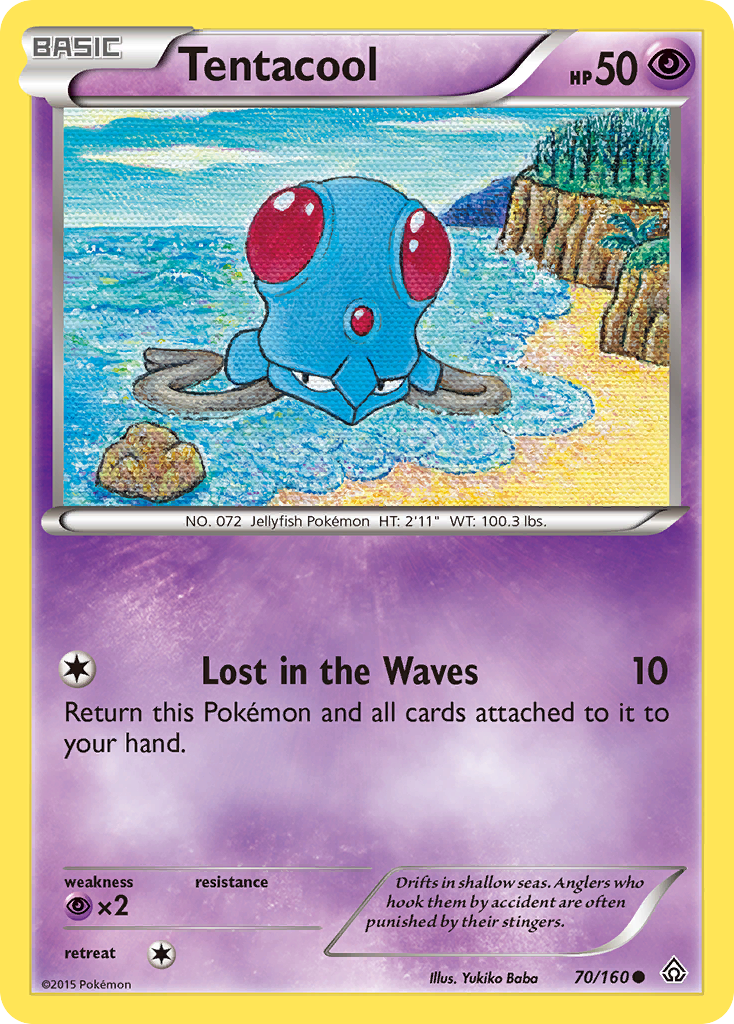 Tentacool (70/160) [XY: Primal Clash] | Galaxy Games LLC