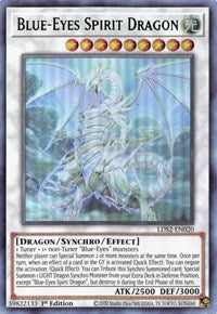 Blue-Eyes Spirit Dragon (Green) [LDS2-EN020] Ultra Rare | Galaxy Games LLC