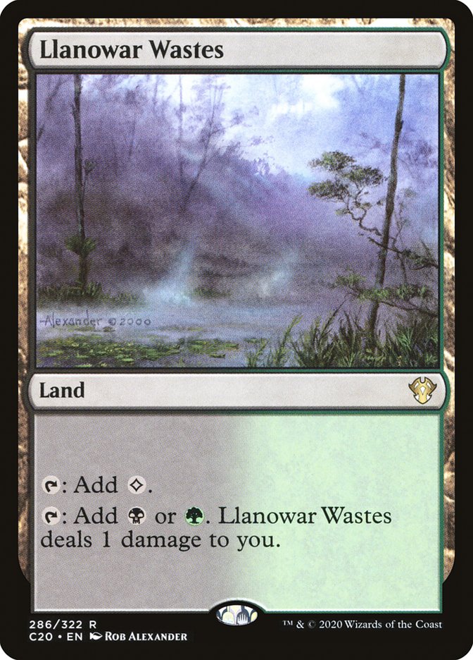 Llanowar Wastes [Commander 2020] | Galaxy Games LLC