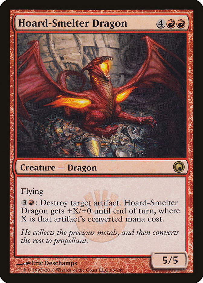 Hoard-Smelter Dragon [Scars of Mirrodin] | Galaxy Games LLC