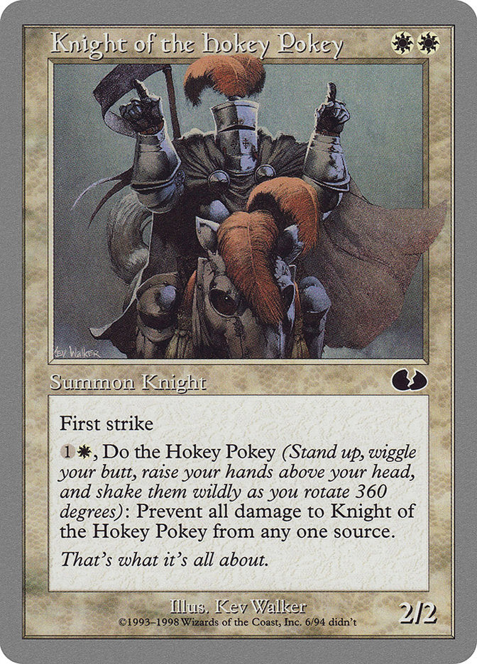 Knight of the Hokey Pokey [Unglued] | Galaxy Games LLC