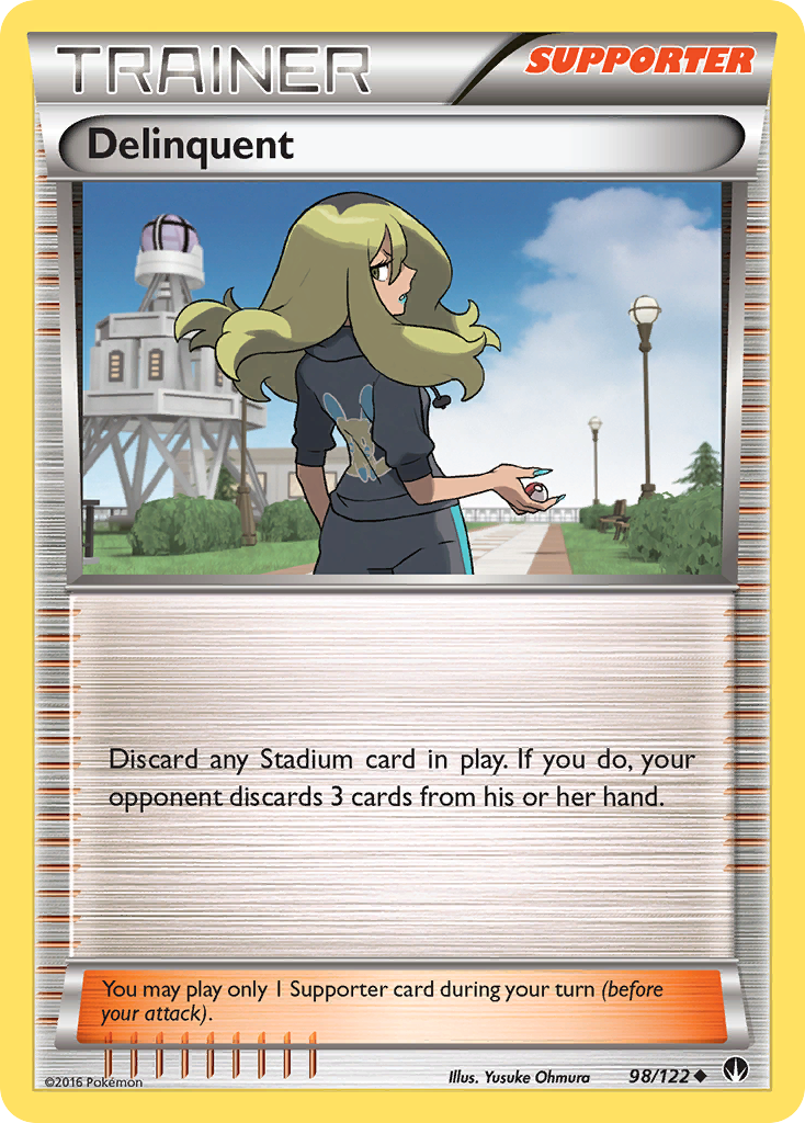 Delinquent (98/122) [XY: BREAKpoint] | Galaxy Games LLC
