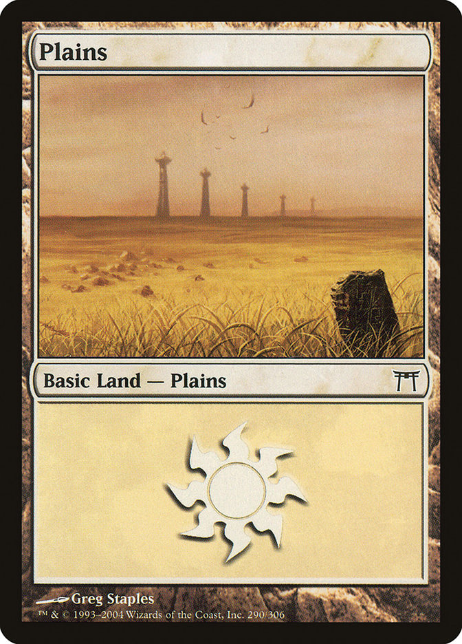 Plains (290) [Champions of Kamigawa] | Galaxy Games LLC