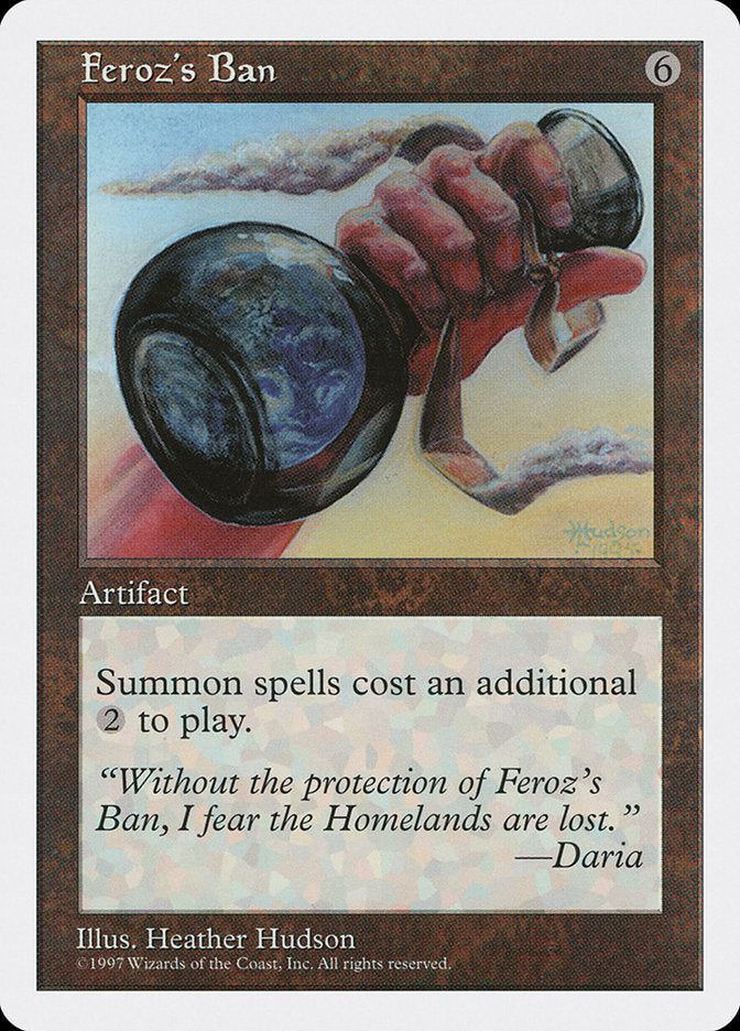 Feroz's Ban [Fifth Edition] | Galaxy Games LLC