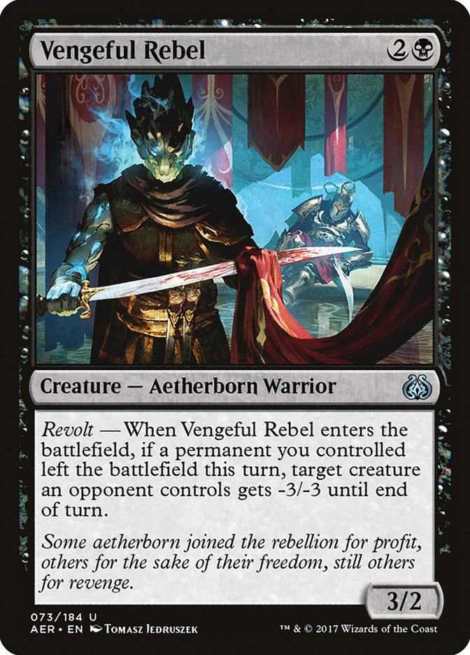 Vengeful Rebel [Aether Revolt] | Galaxy Games LLC