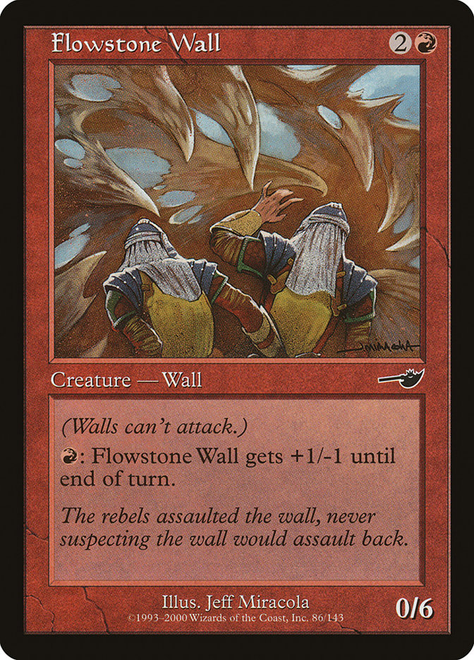 Flowstone Wall [Nemesis] | Galaxy Games LLC