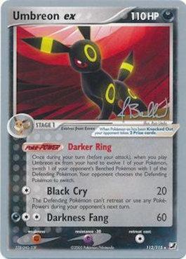 Umbreon ex (112/115) (Eeveelutions - Jimmy Ballard) [World Championships 2006] | Galaxy Games LLC