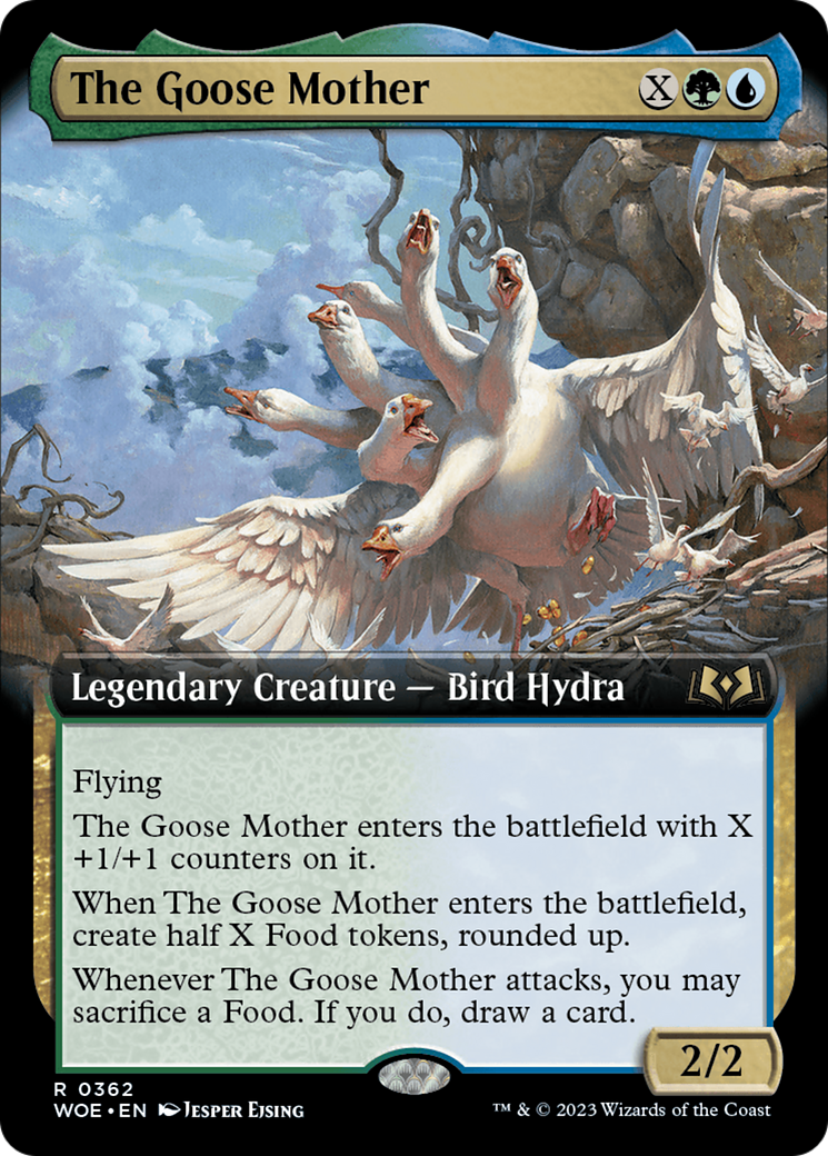 The Goose Mother (Extended Art) [Wilds of Eldraine] | Galaxy Games LLC