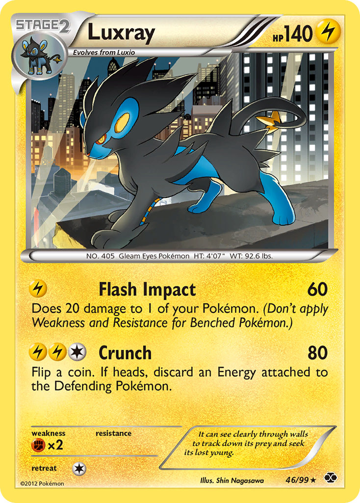 Luxray (46/99) [Black & White: Next Destinies] | Galaxy Games LLC