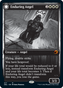 Enduring Angel // Angelic Enforcer [Innistrad: Double Feature] | Galaxy Games LLC