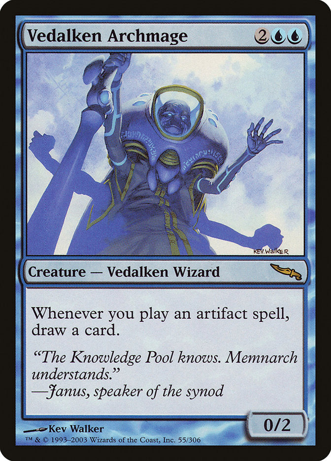 Vedalken Archmage [Mirrodin] | Galaxy Games LLC