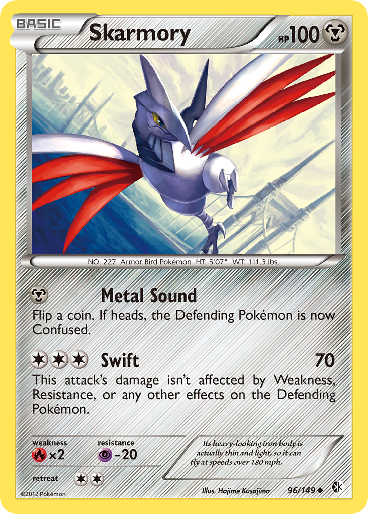 Skarmory (96/149) [Black & White: Boundaries Crossed] | Galaxy Games LLC