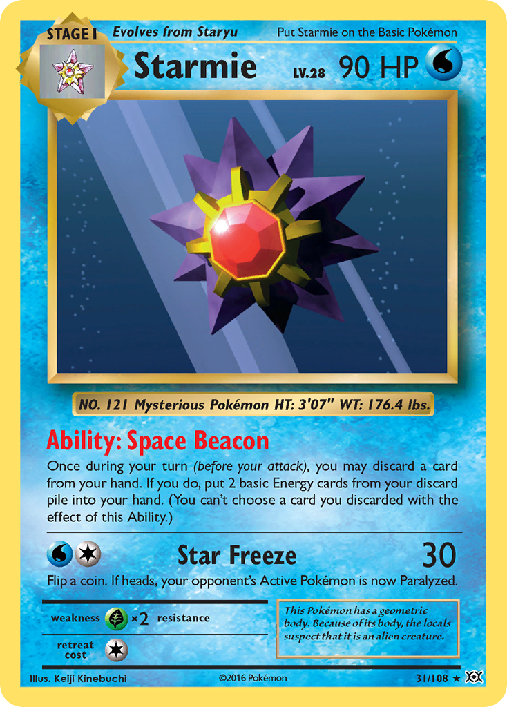 Starmie (31/108) [XY: Evolutions] | Galaxy Games LLC