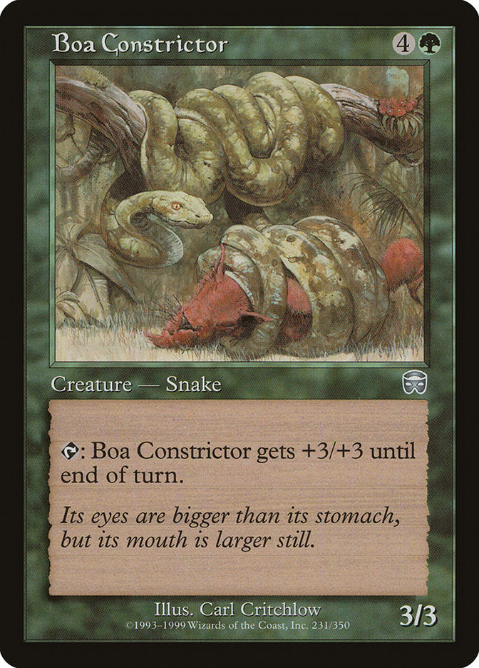 Boa Constrictor [Mercadian Masques] | Galaxy Games LLC