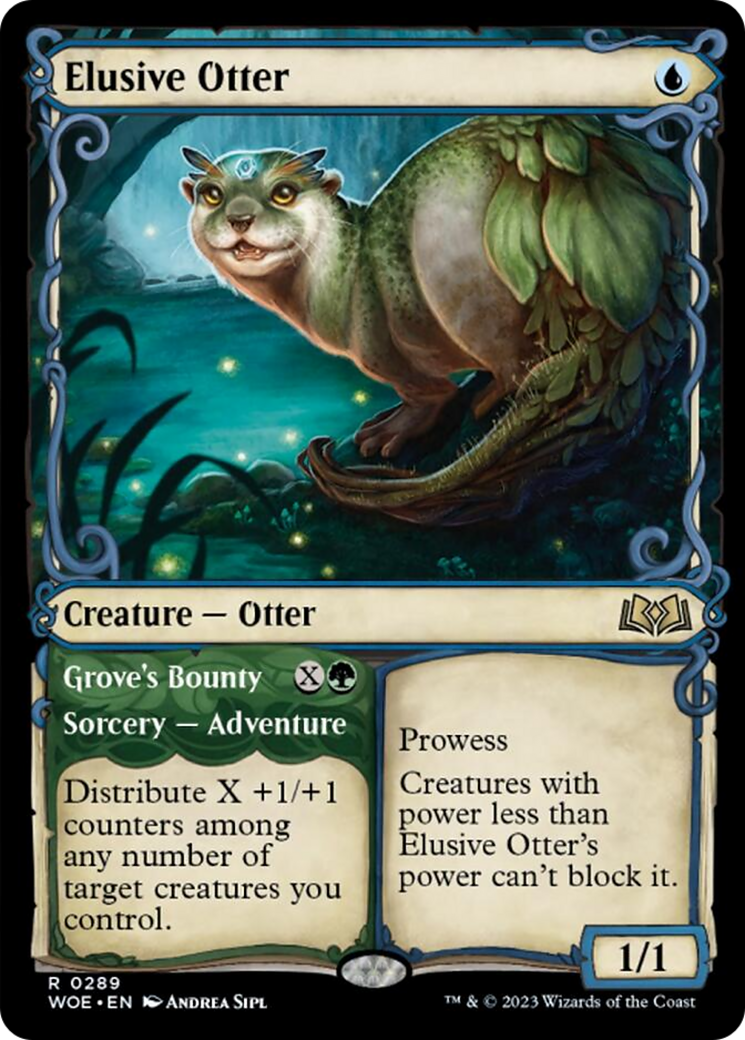 Elusive Otter // Grove's Bounty (Showcase) [Wilds of Eldraine] | Galaxy Games LLC